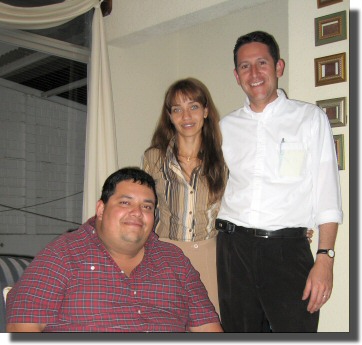 From left to right, Denis, Melina and Luis.