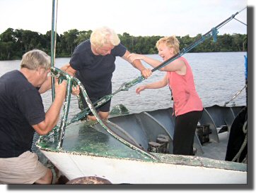 Access to the tug could not be called wheelchair friendly!