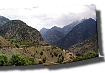 The KKH near Palas, we are driving left to right.
