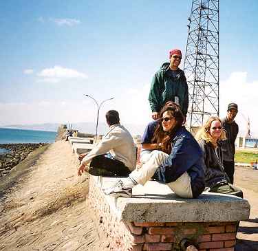 Part of the group at Suez on the final day