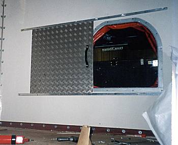 View from within body.